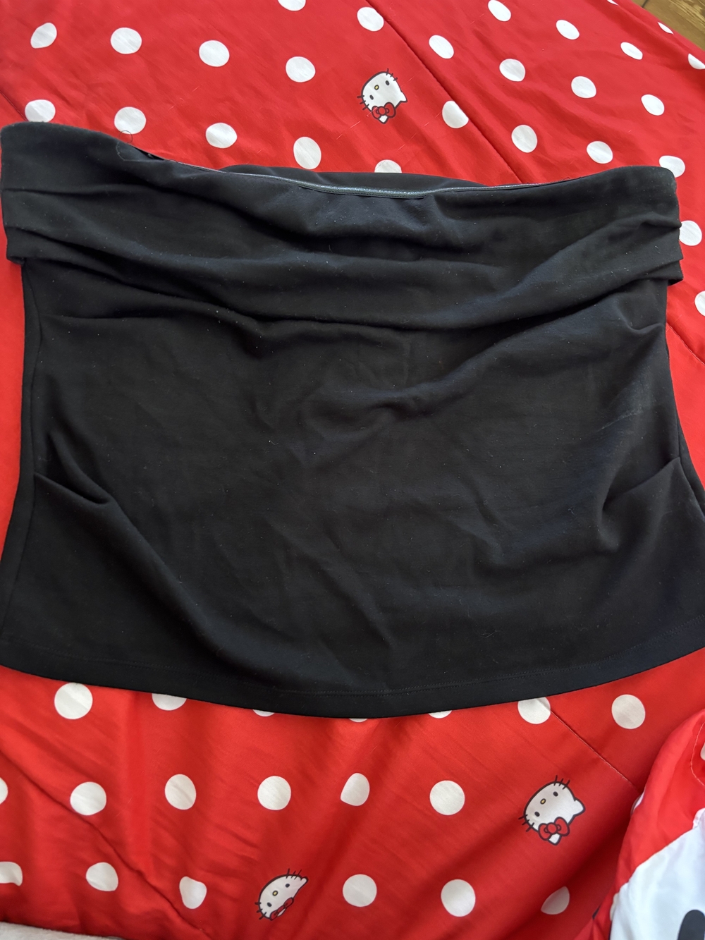 Black Strapless Tube Top - Women